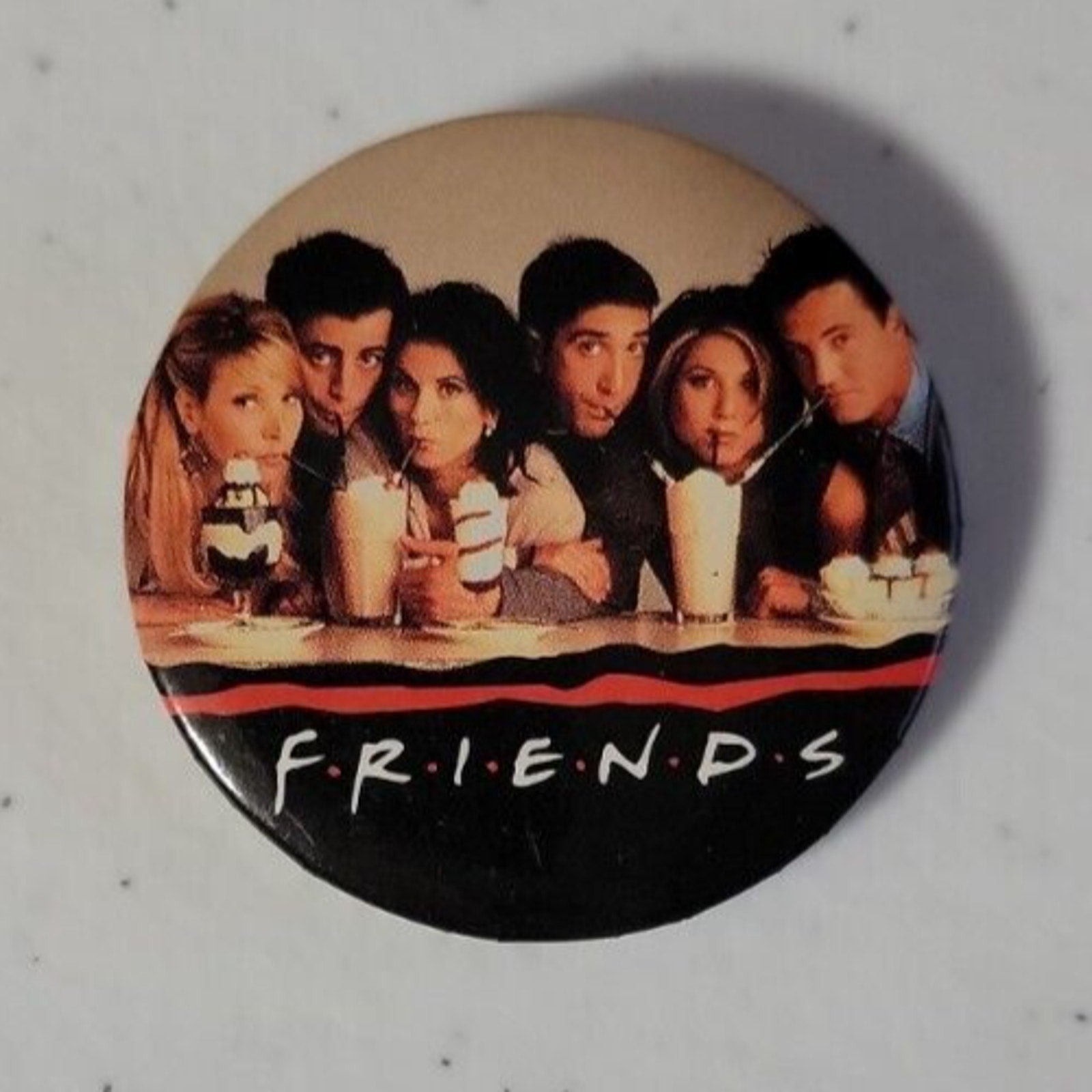 1996 Friends Pinback