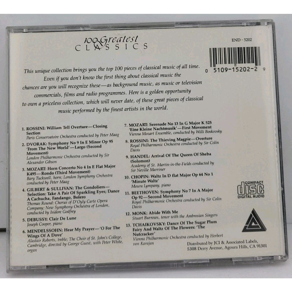 100 Greatest Encanto Classics Part 2, (JCI & Associated Labels, 1987 CD Disc)