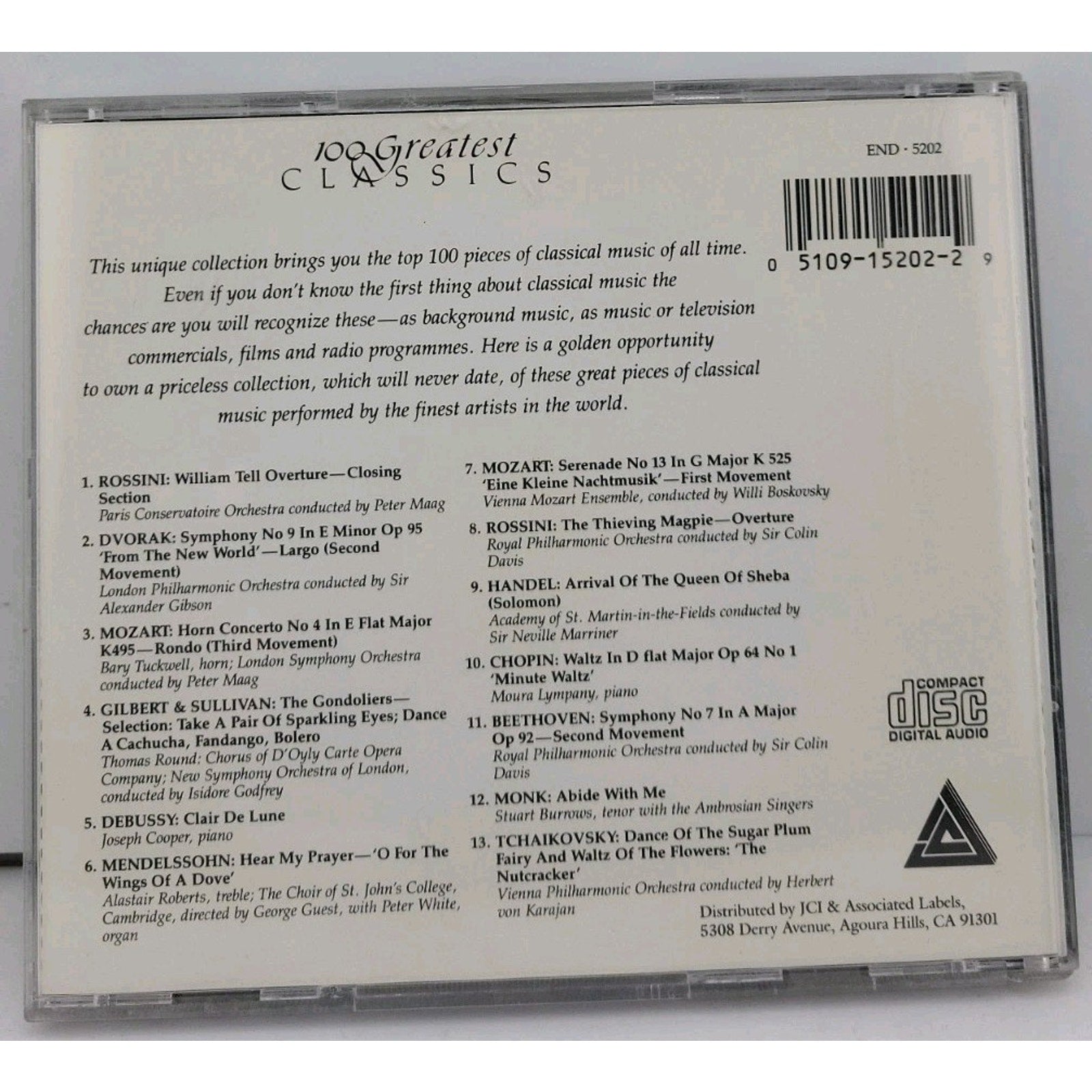 100 Greatest Encanto Classics Part 2, (JCI & Associated Labels, 1987 CD Disc)