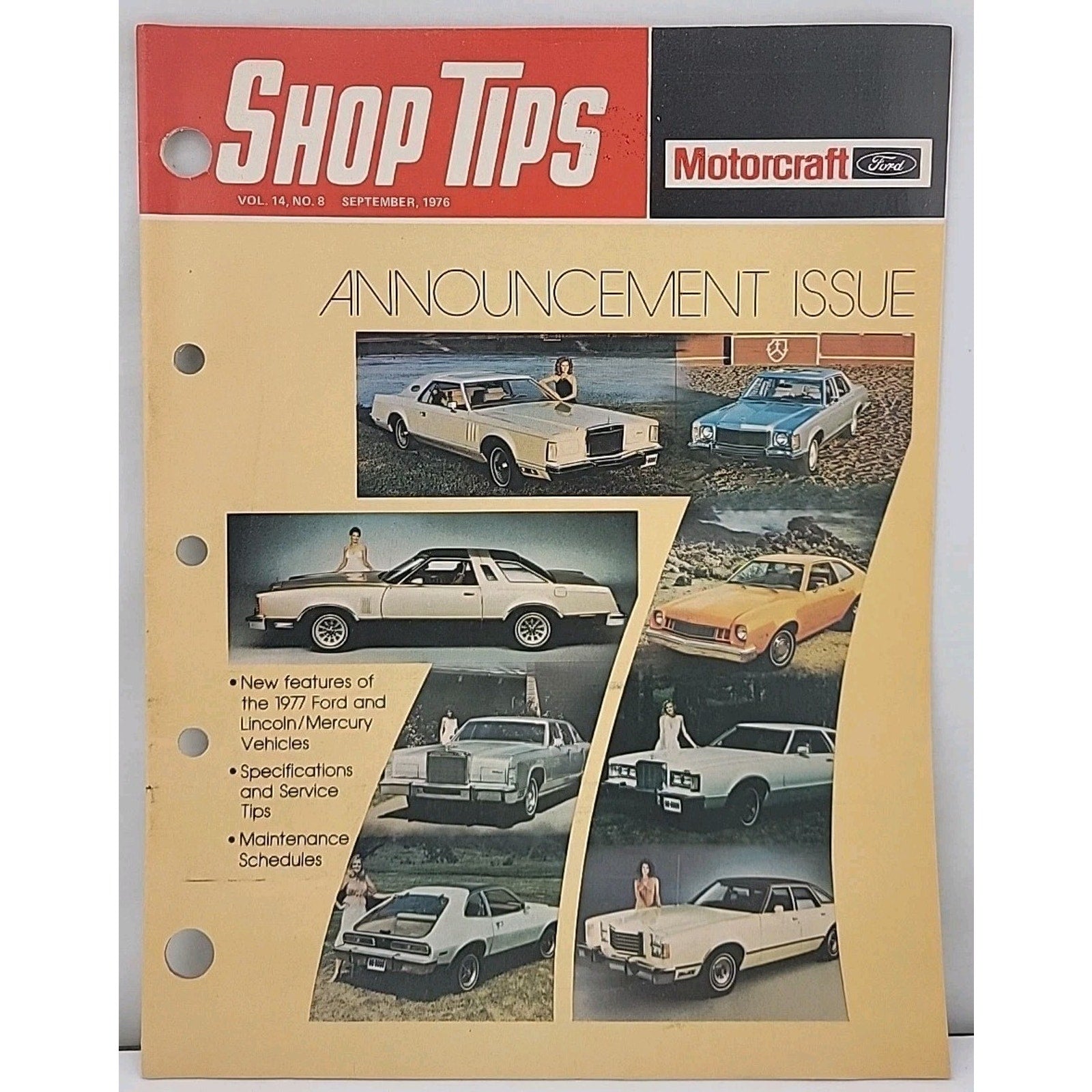 Shop Tips September 1976 Vol. 14 No. 8