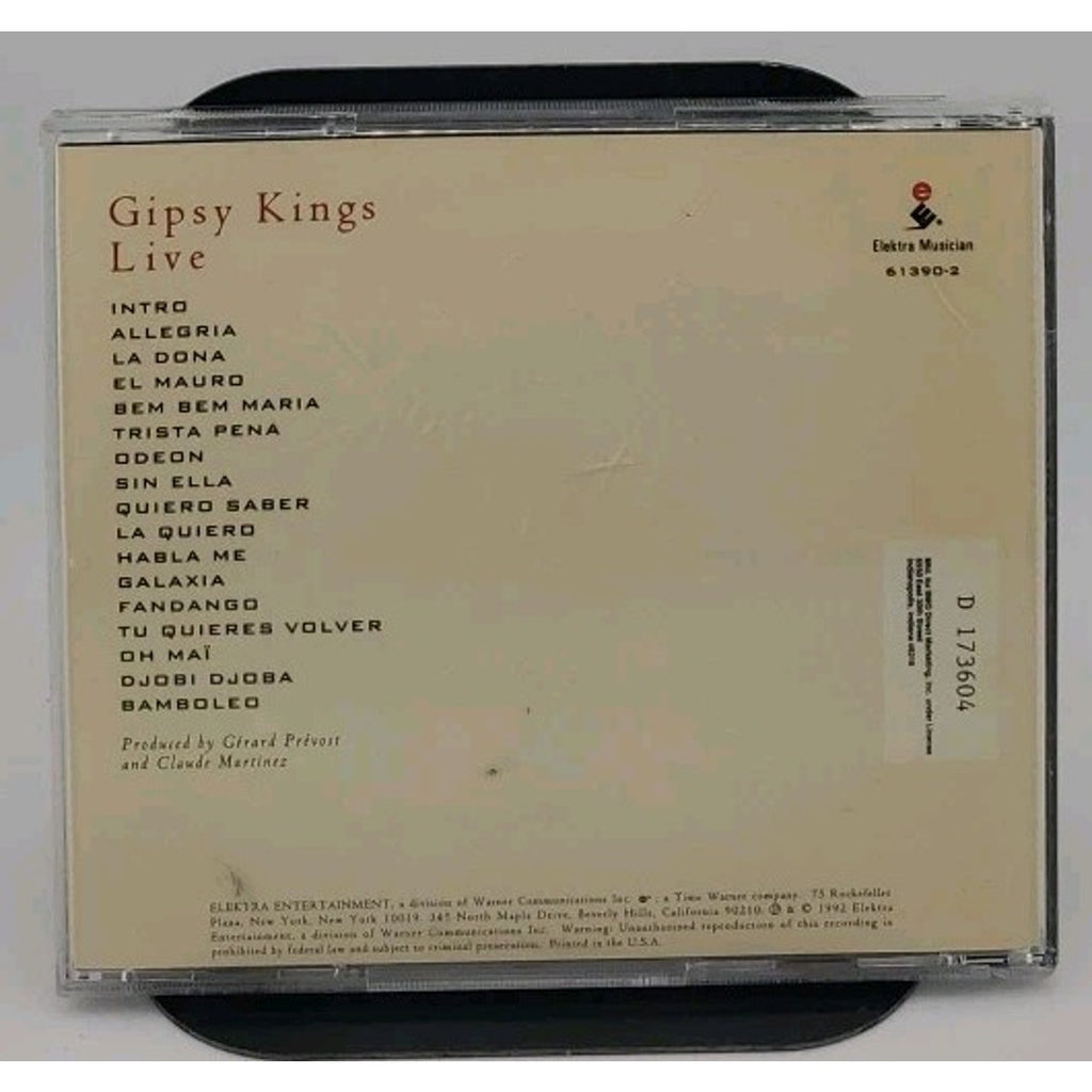 Live! by Gipsy Kings (CD, Sep-1992, Elektra (Label))