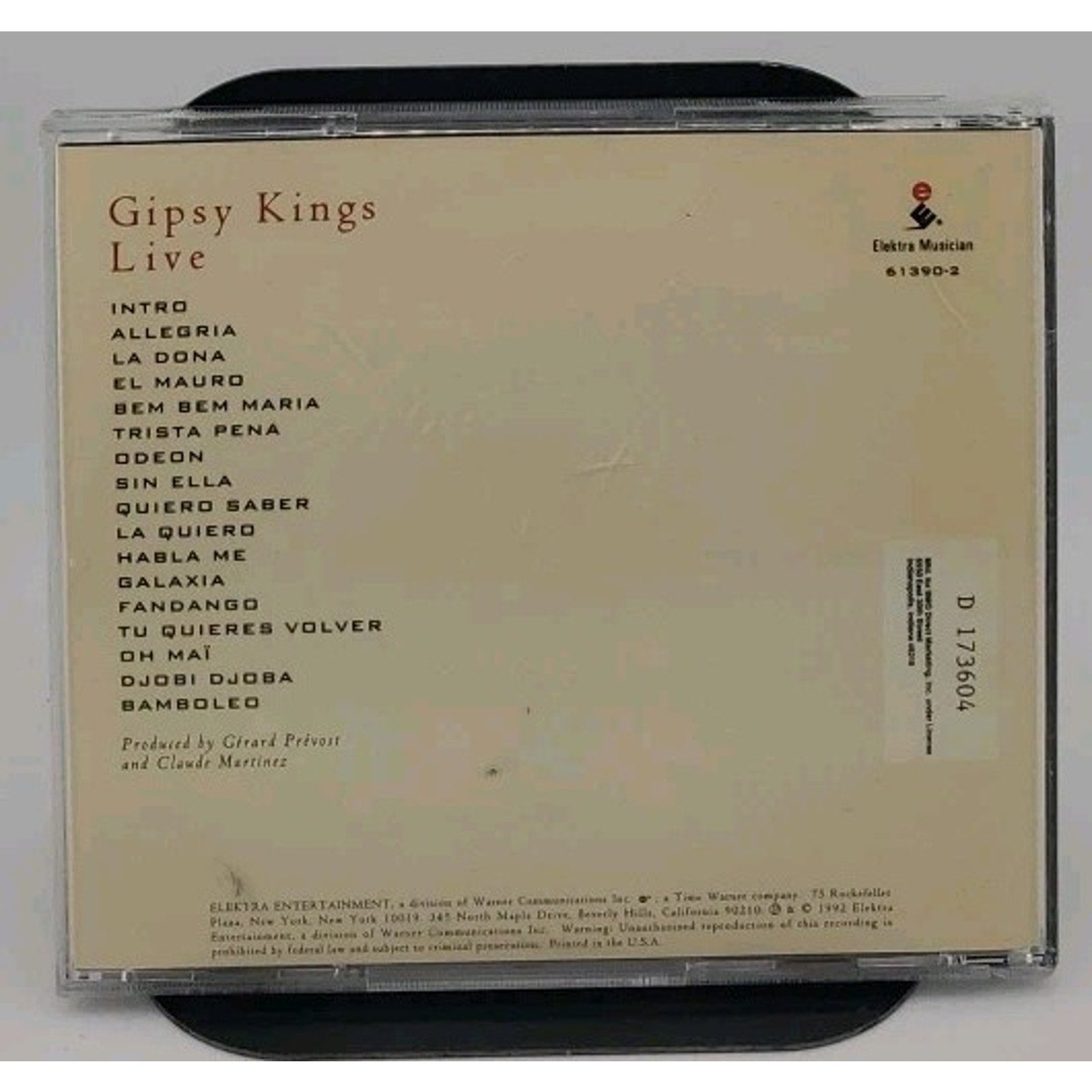 Live! by Gipsy Kings (CD, Sep-1992, Elektra (Label))