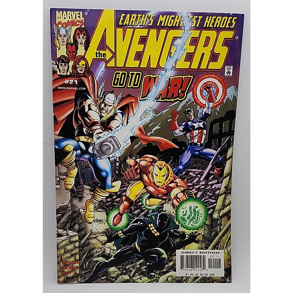 The Avengers # 21 (1999) Marvel Comics - George Perez Cover