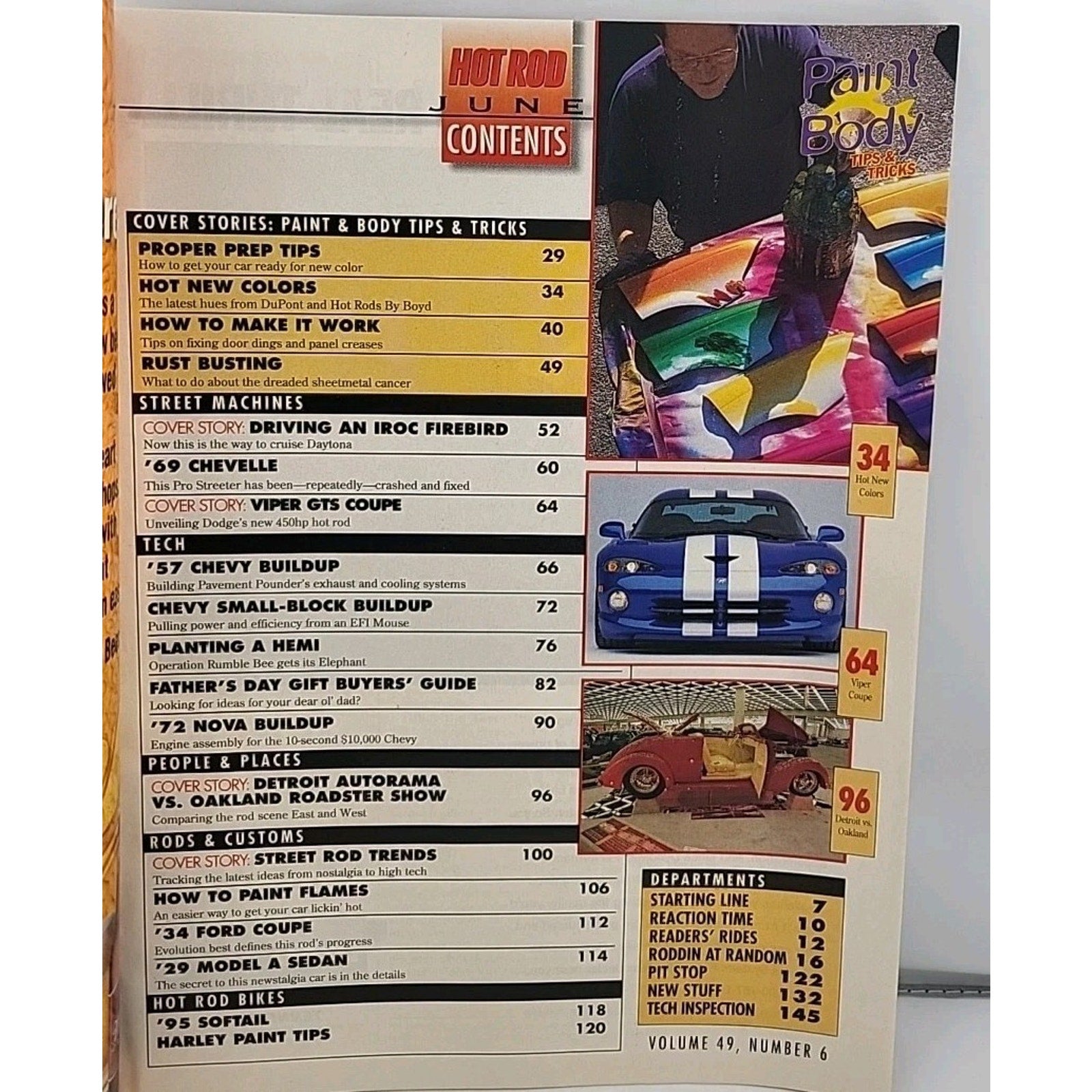 Hot Rod Magazine June 1996