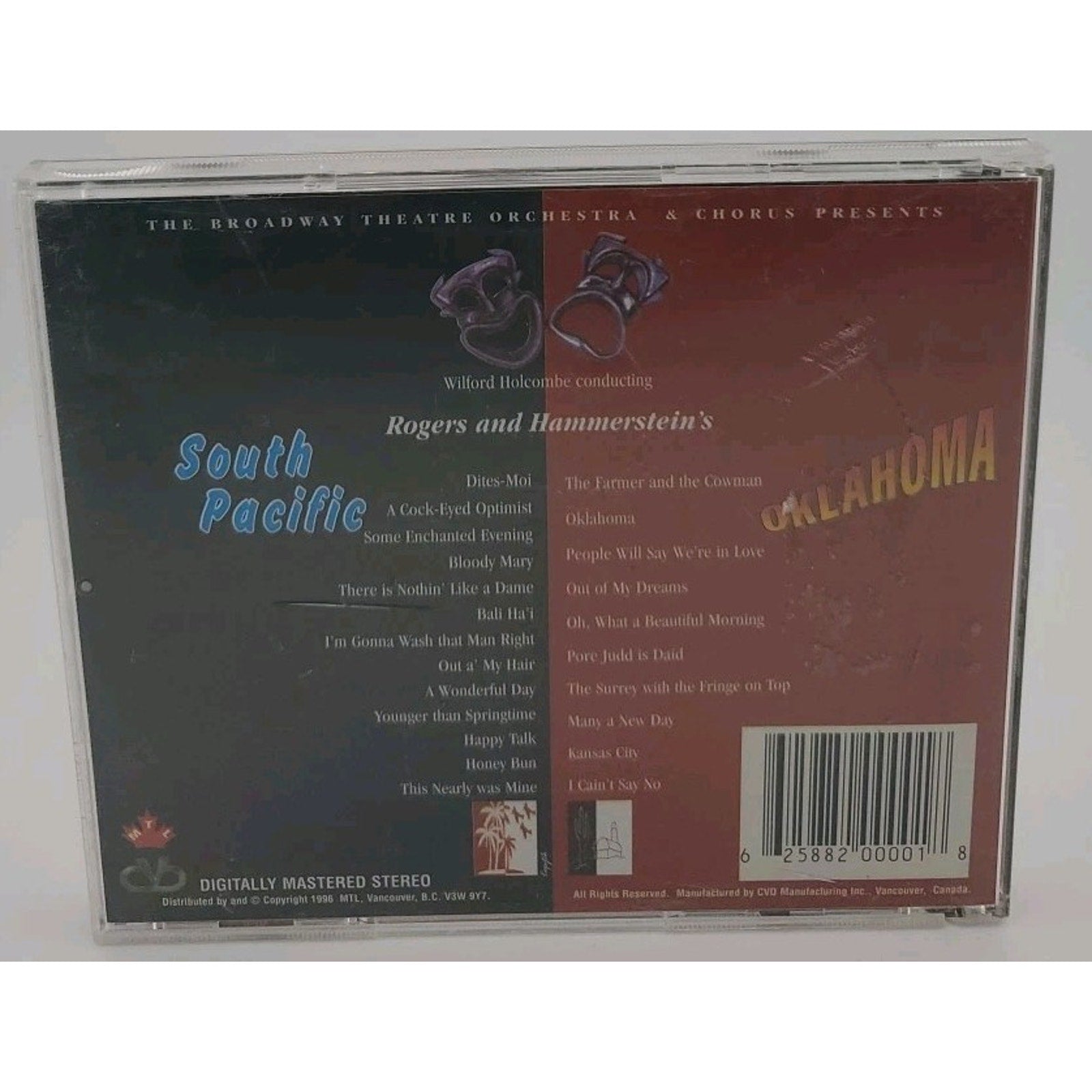 South Pacific / Oklahoma: Two Great Musicals on One CD