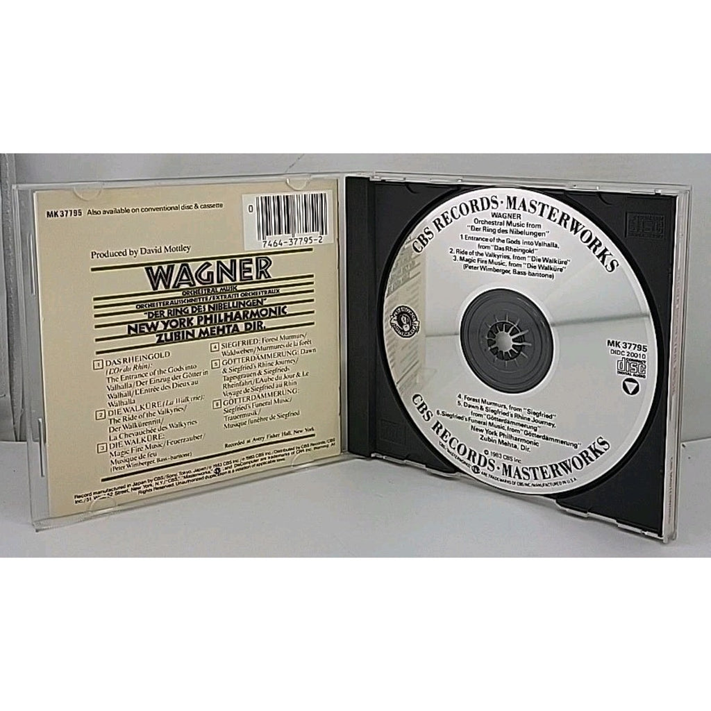 Wagner Orchestral Music Der Ring Des Nibelungen New York Philharmonic CD