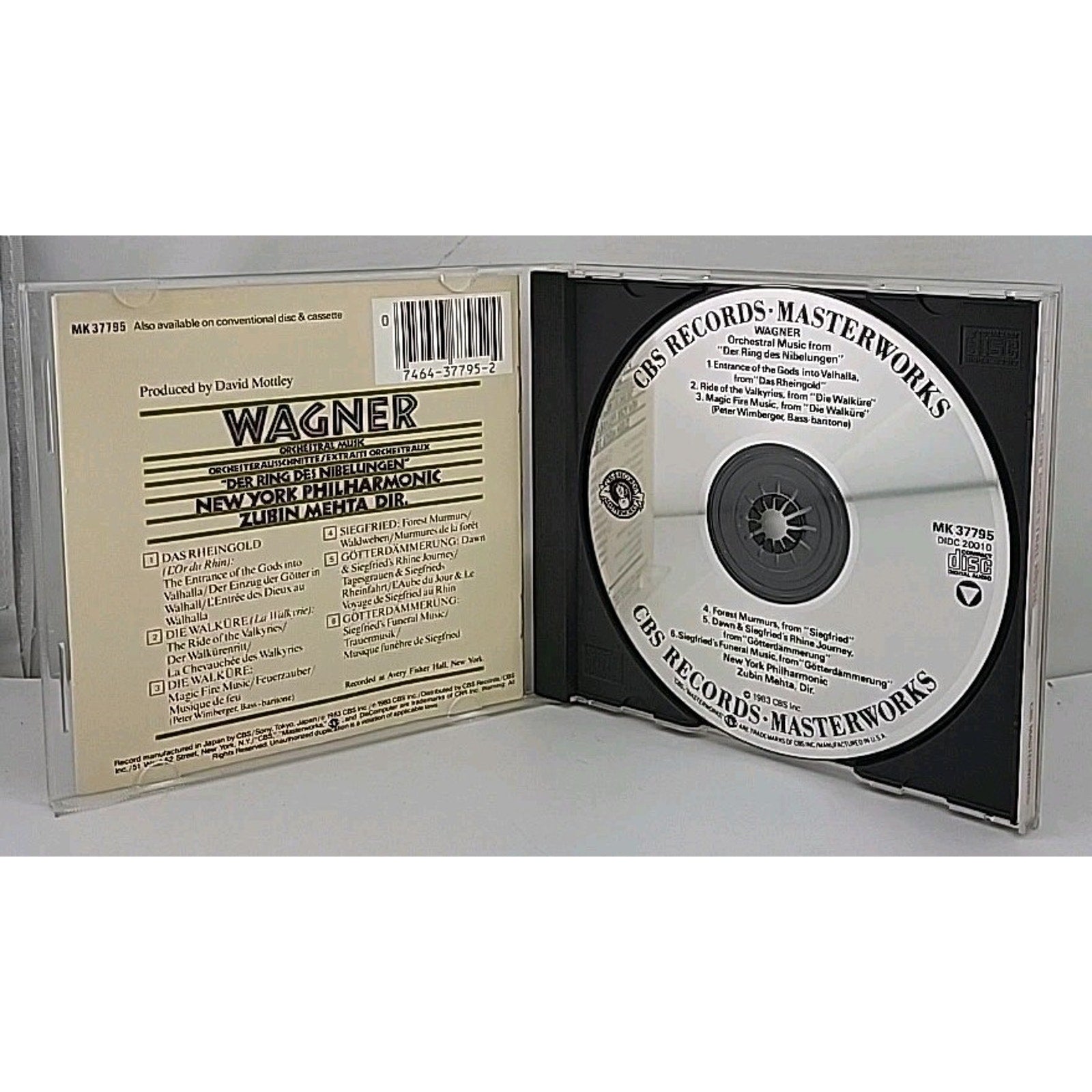 Wagner Orchestral Music Der Ring Des Nibelungen New York Philharmonic CD