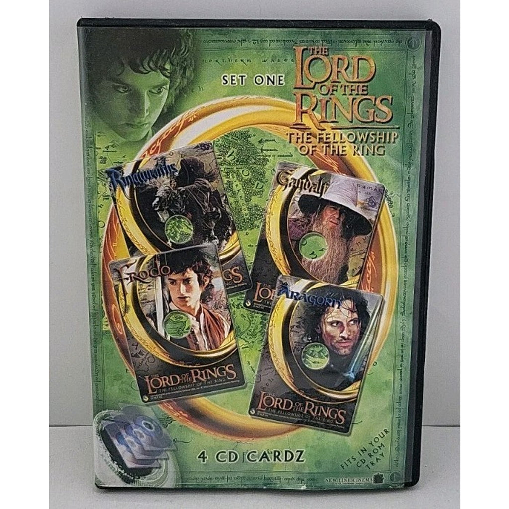 Lord Of The Rings Fellowship Of The Ring- 4 CD Cards Cardz, Set 1, 2002