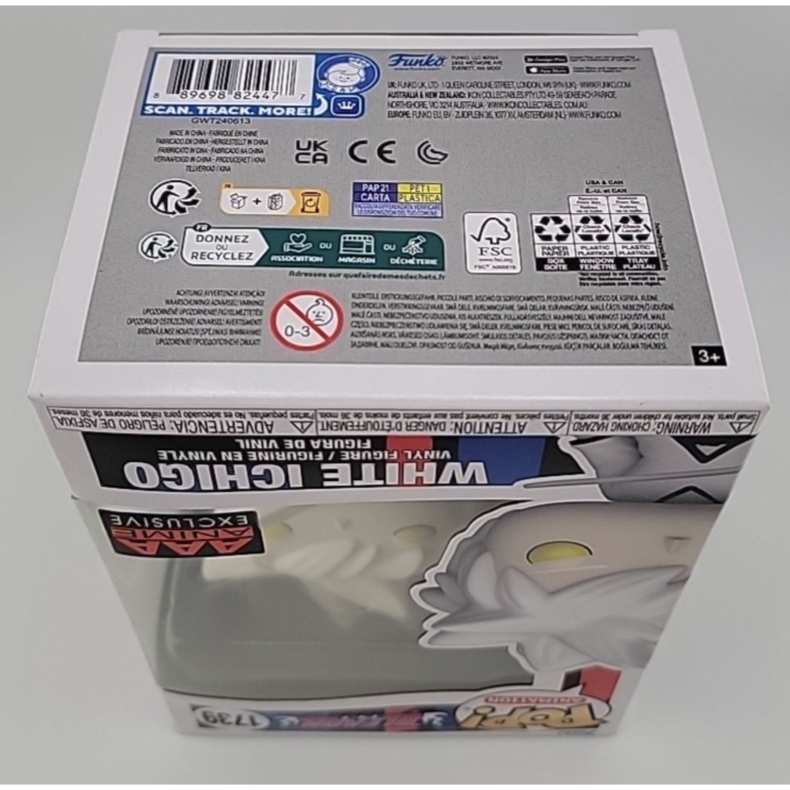 Funko Pop! Vinyl: Bleach - White Ichigo - AAA Anime (Exclusive) #1739