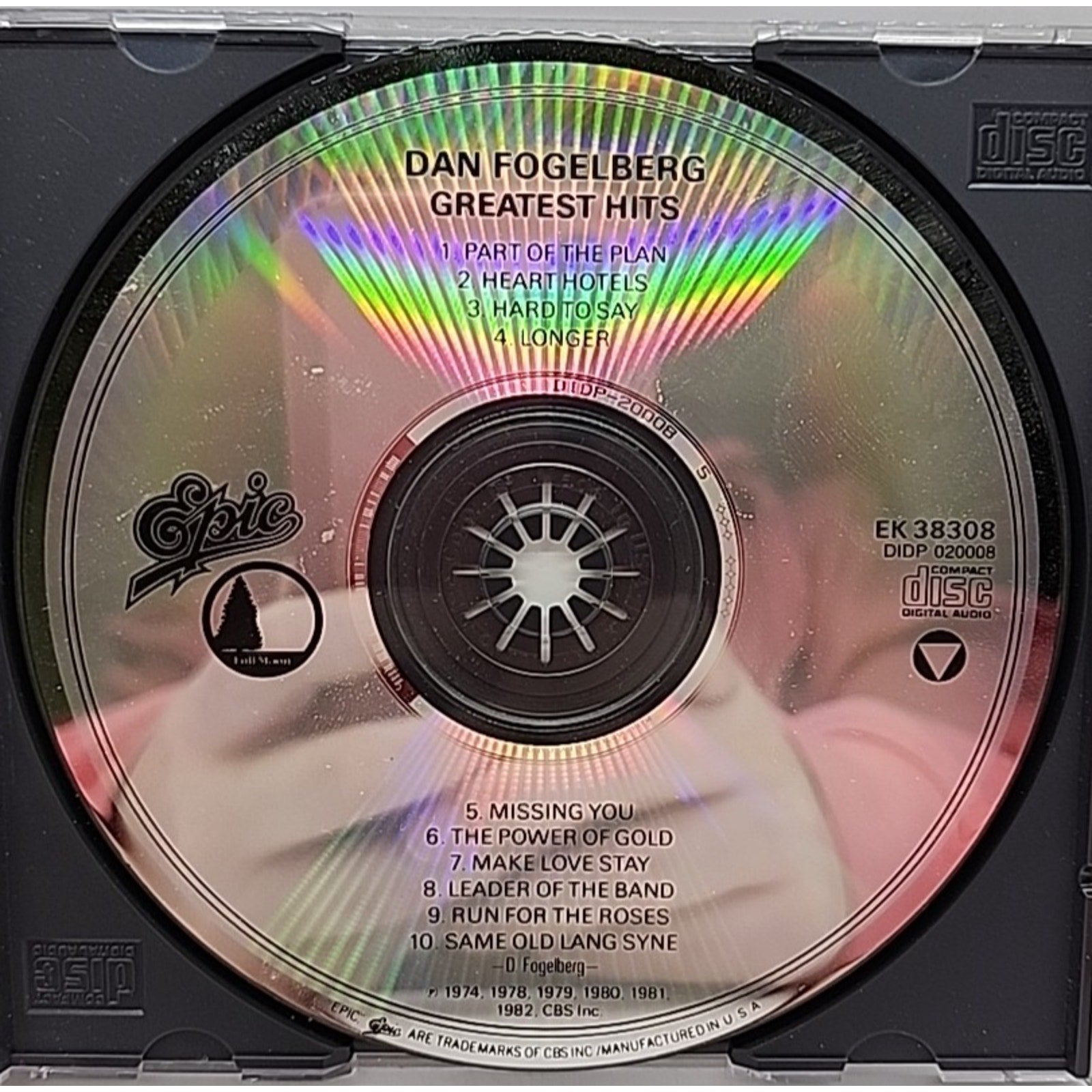 Greatest Hits by Dan Fogelberg (CD, Nov-1983, Full Moon/Epic)