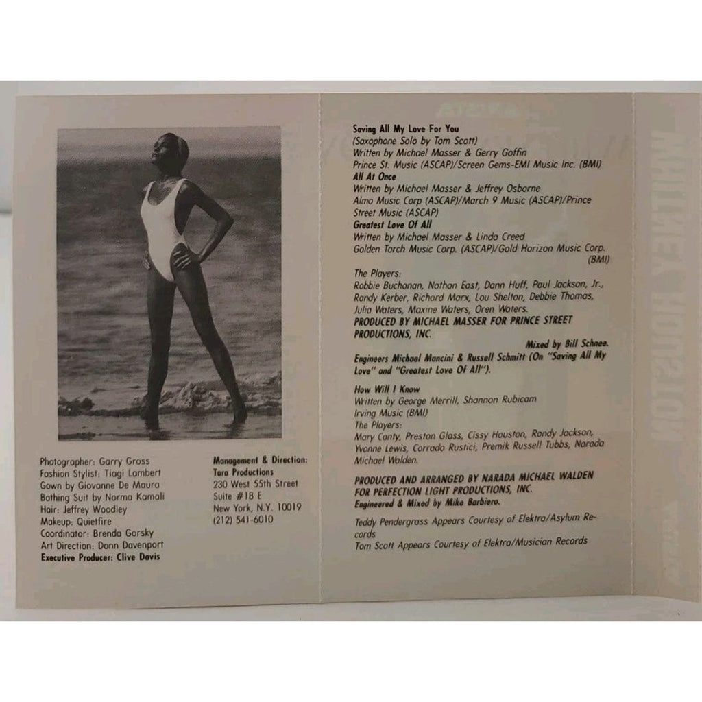 Whitney Houston by Whitney Houston (Cassette, Jul-1985, Arista)