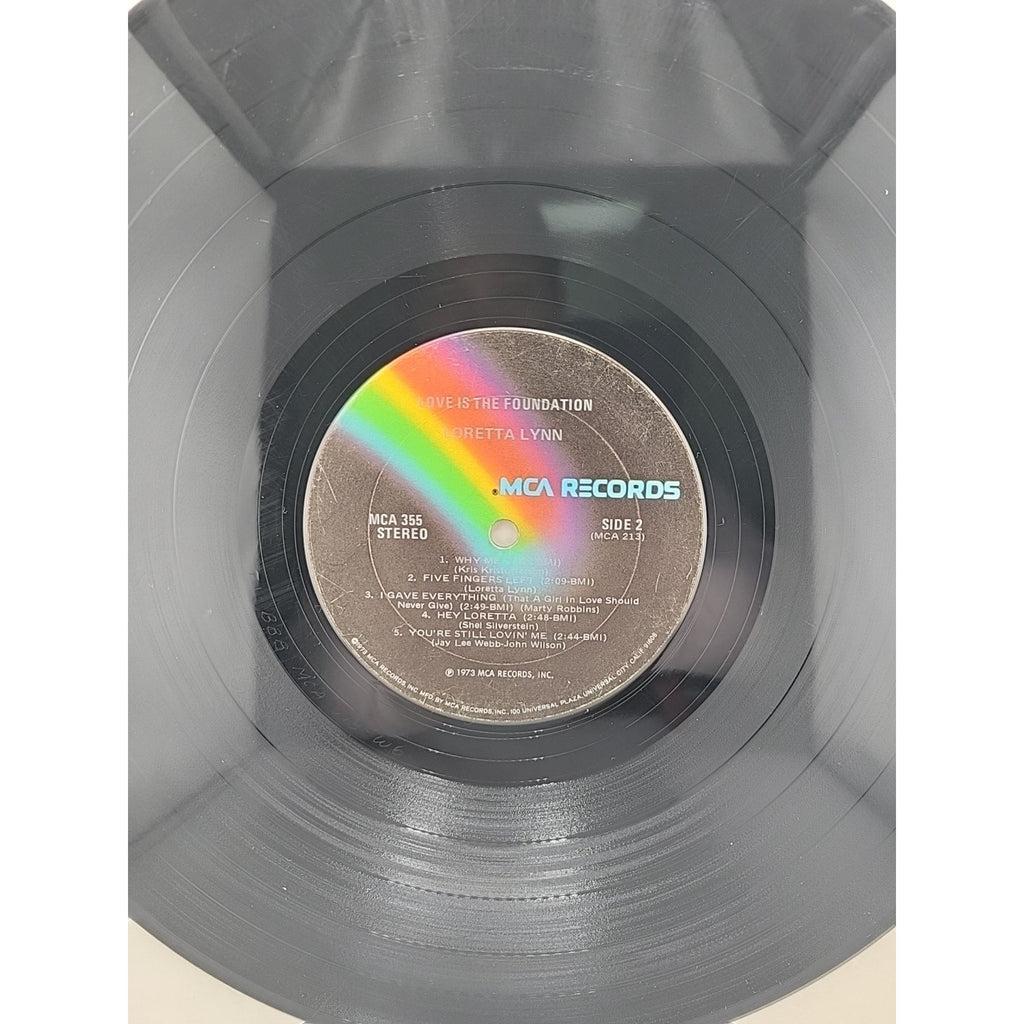 Loretta Lynn Love Is The Foundation LP Vinyl Country