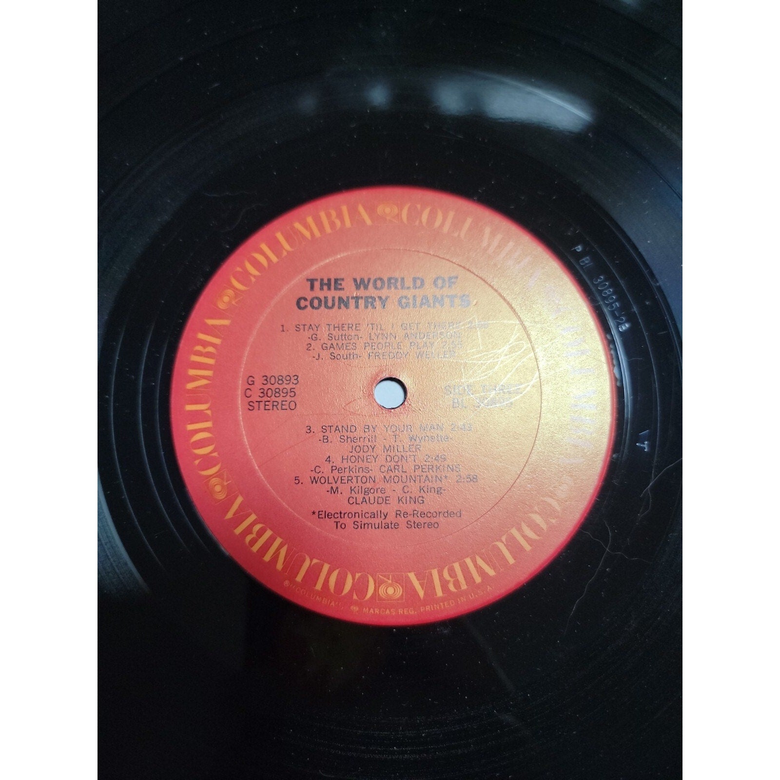 The World Of Country Giants Vinyl Record
