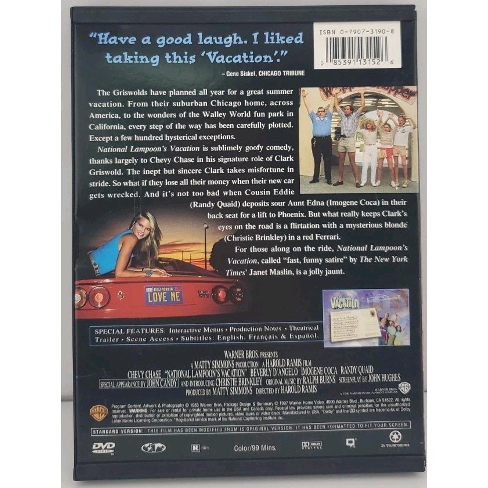 National Lampoon's Vacation (DVD, 1983)