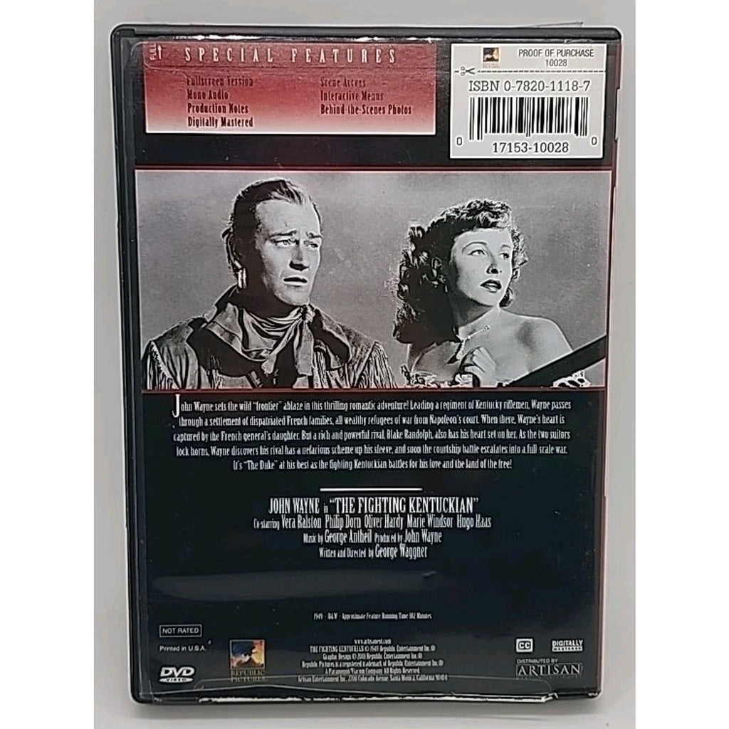 Fighting Kentuckian (DVD, 1949)