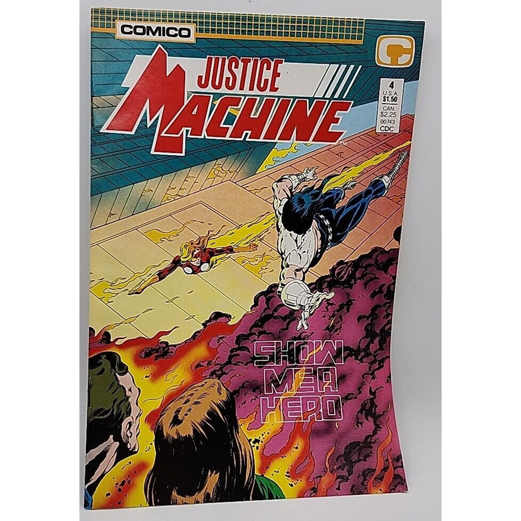 Justice Machine #4 Comic Book