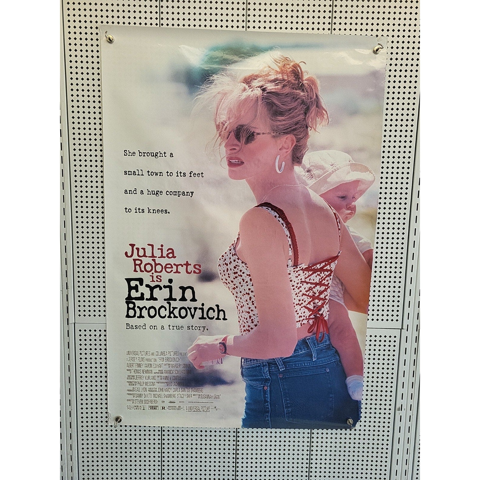 Erin Brockovich Original Rolled 27x40 Double Sided Movie Poster Julia Roberts