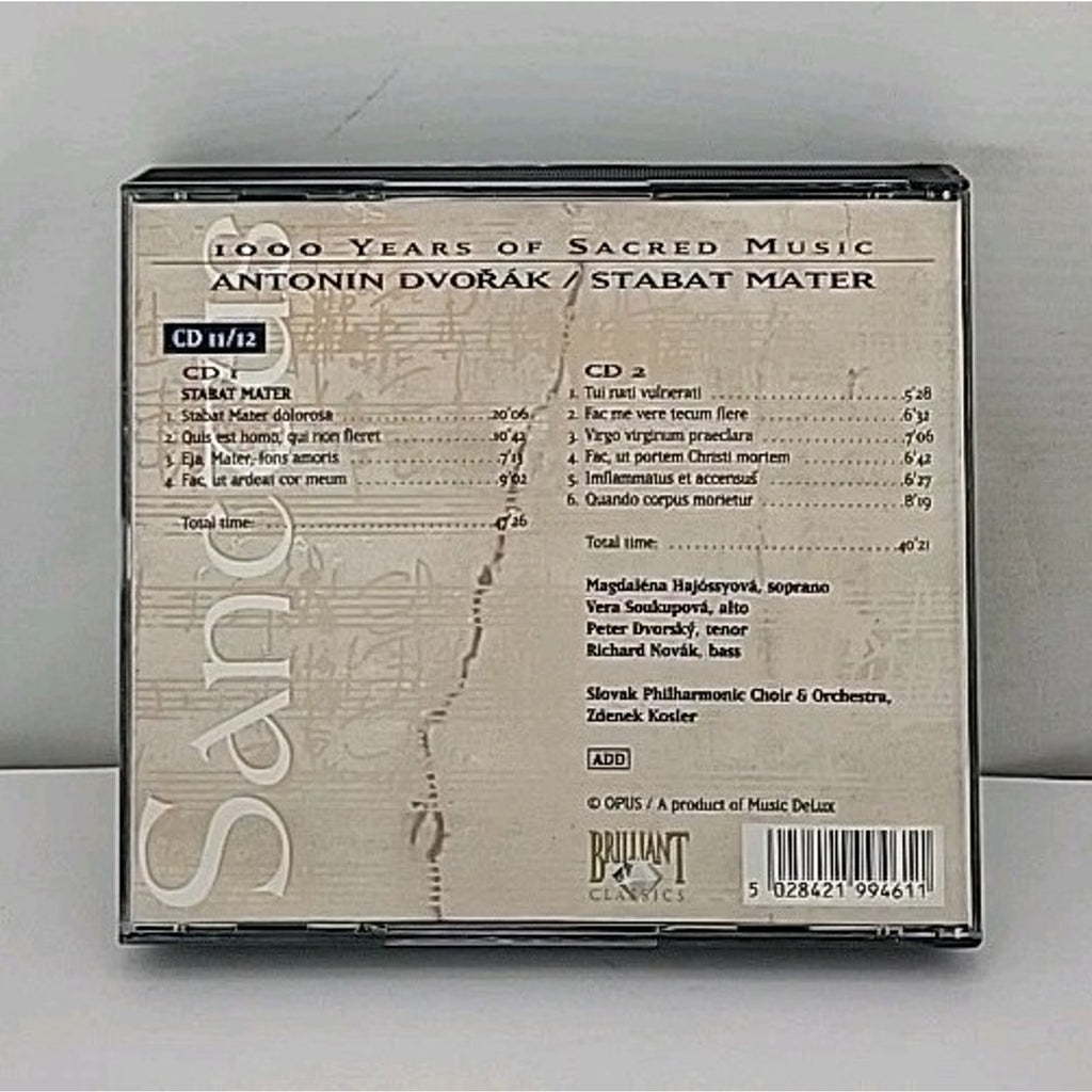 Dvorak: Stabat Mater (CD, 2 Discs, Brilliant (Netherlands))