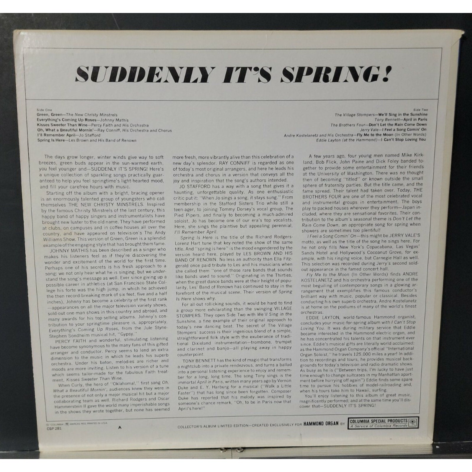Suddenly Its Spring Vinyl