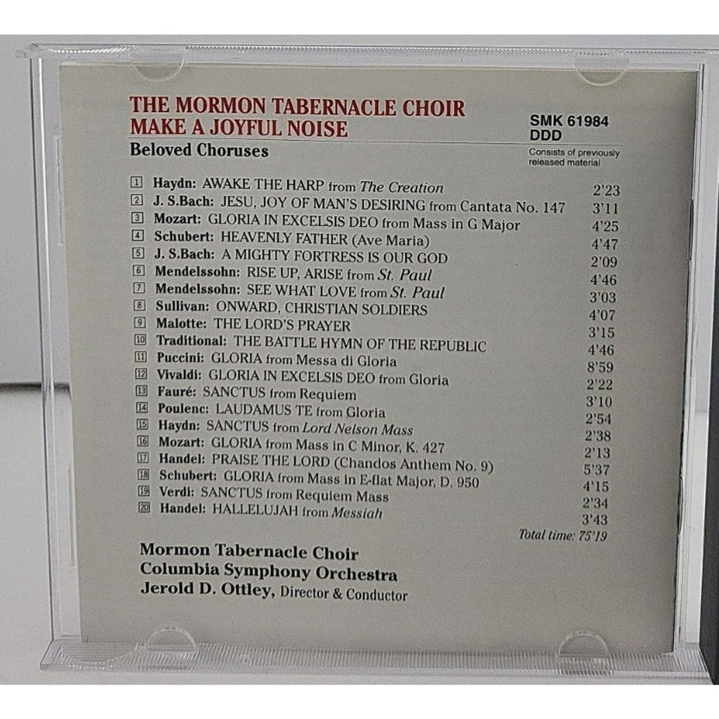 Beloved Choruses by Mormon Tabernacle Choir (CD, 1995)