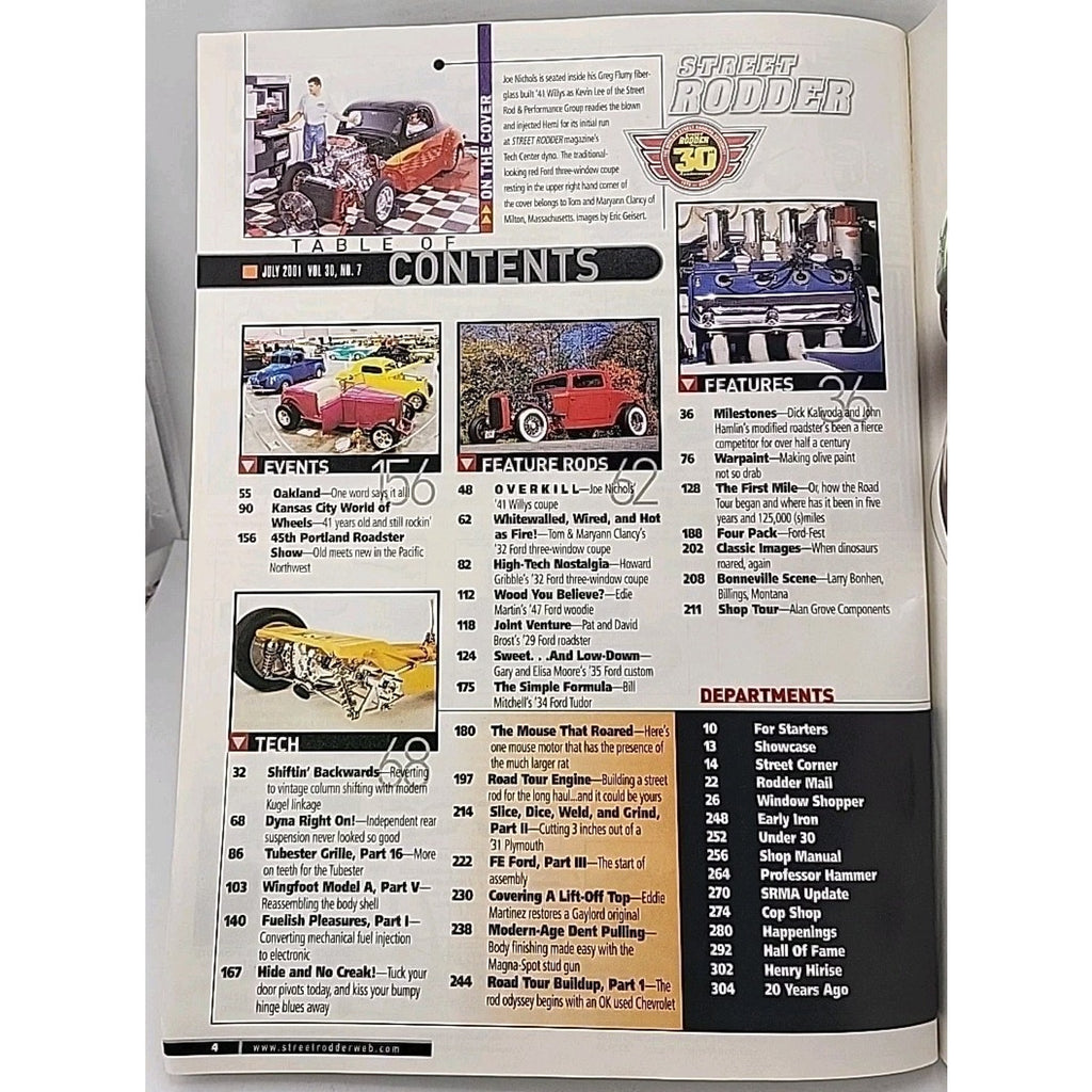Street Rodder Magazine - July 2001 - Vol. 30 No. 7