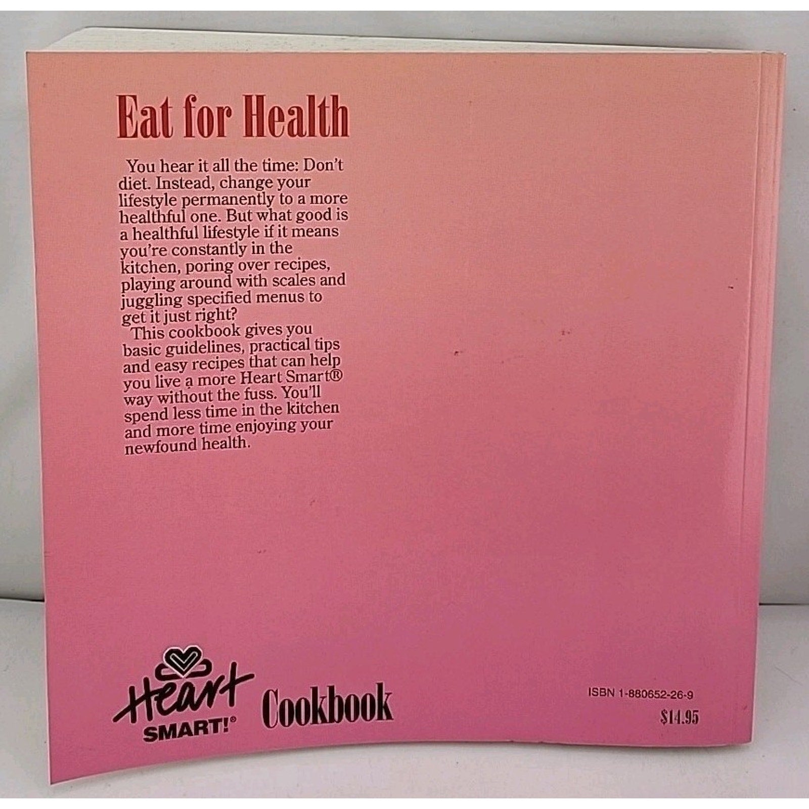 Heart Smart Cookbook Paperback 1993 HCA Wesley Medical Center System Recipes