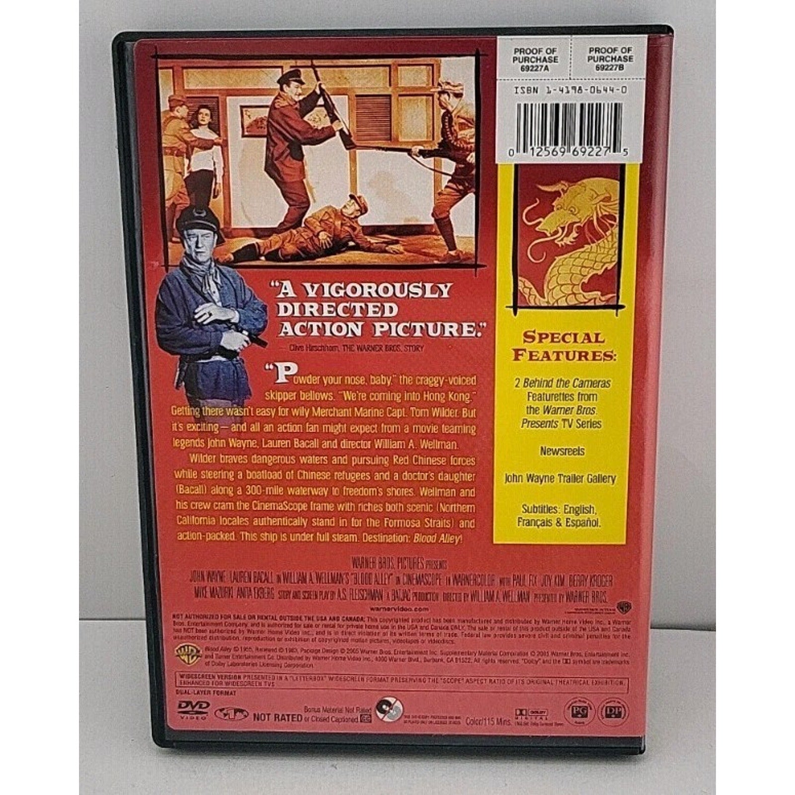 Blood Alley (DVD, 1955)