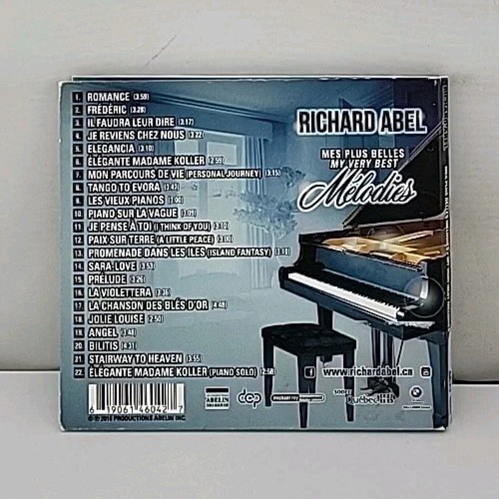 Mes Plus Belles Melodies by Abel, Richard (CD, 2016)