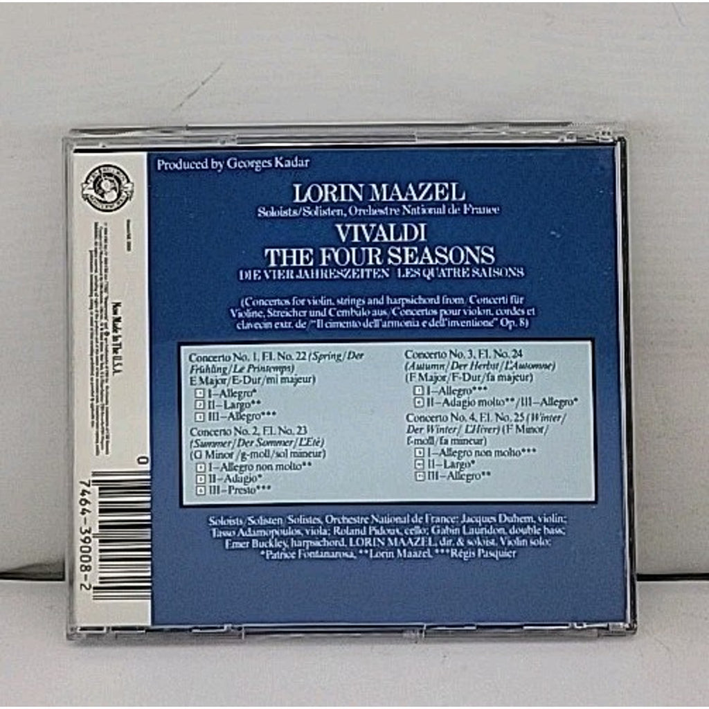 Vivaldi: The Four Seasons by Lorin Maazel (CD, 1984, CBS Masterworks Digital)