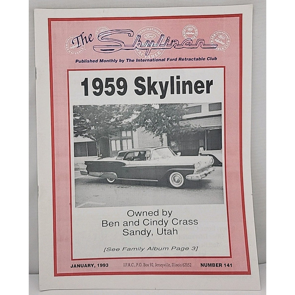 The Skyliner - International Retractable Club - January 1993 Number 141