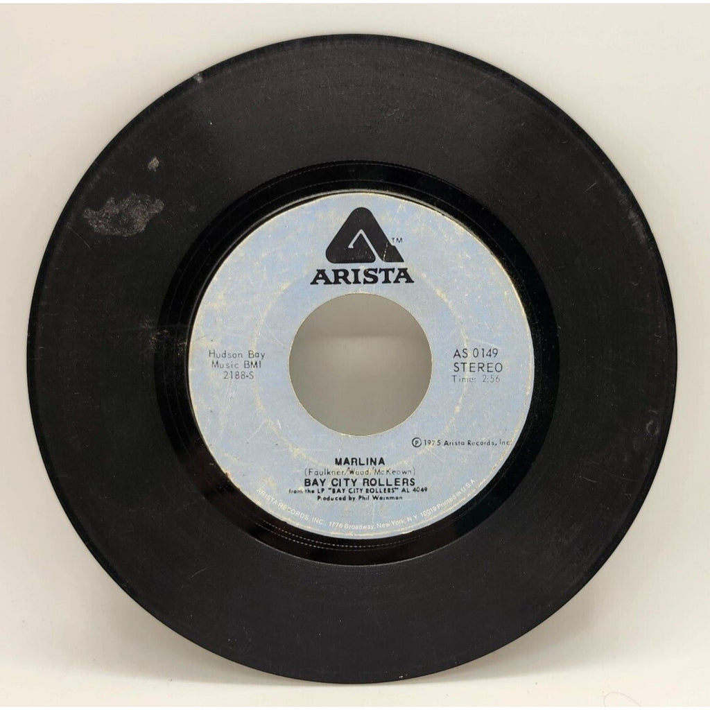 Marlina / Saturday Night by Bay City Rollers (Record) - AS-0149