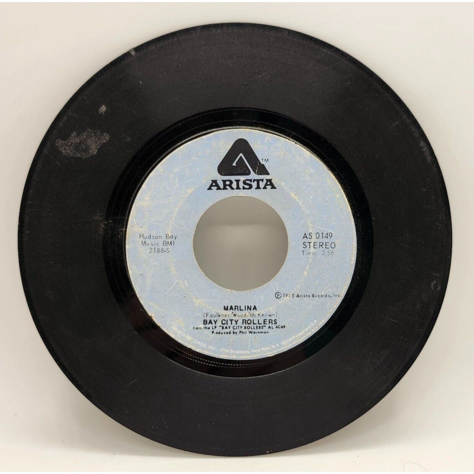 Marlina / Saturday Night by Bay City Rollers (Record) - AS-0149