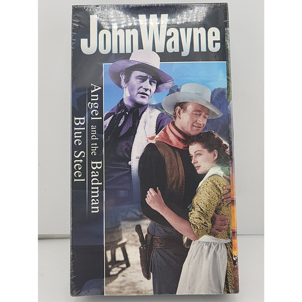 John Wayne Angel And The Badman and Blue Steel VHS Tape Movie *Brand New*