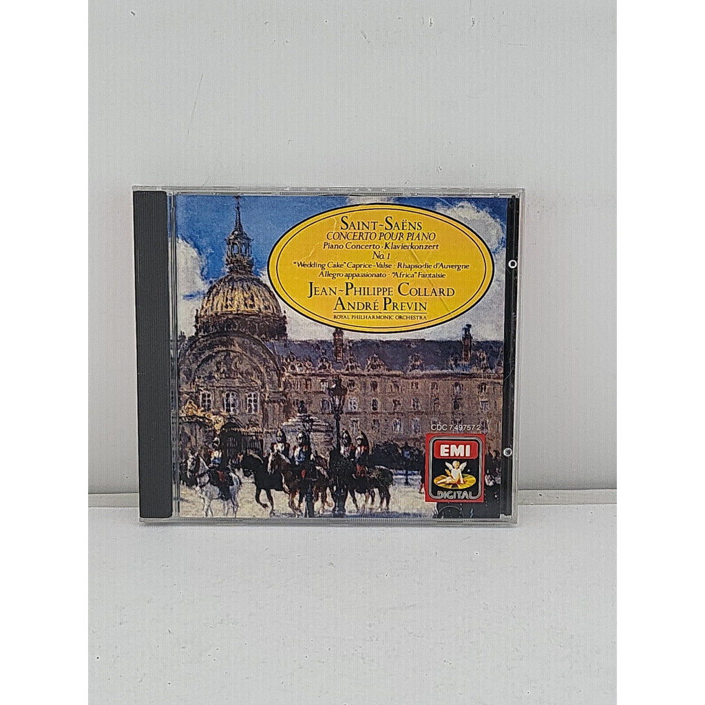 Piano Concerto 1 by Saint-Saens / Collard / Previn (CD, 1990)