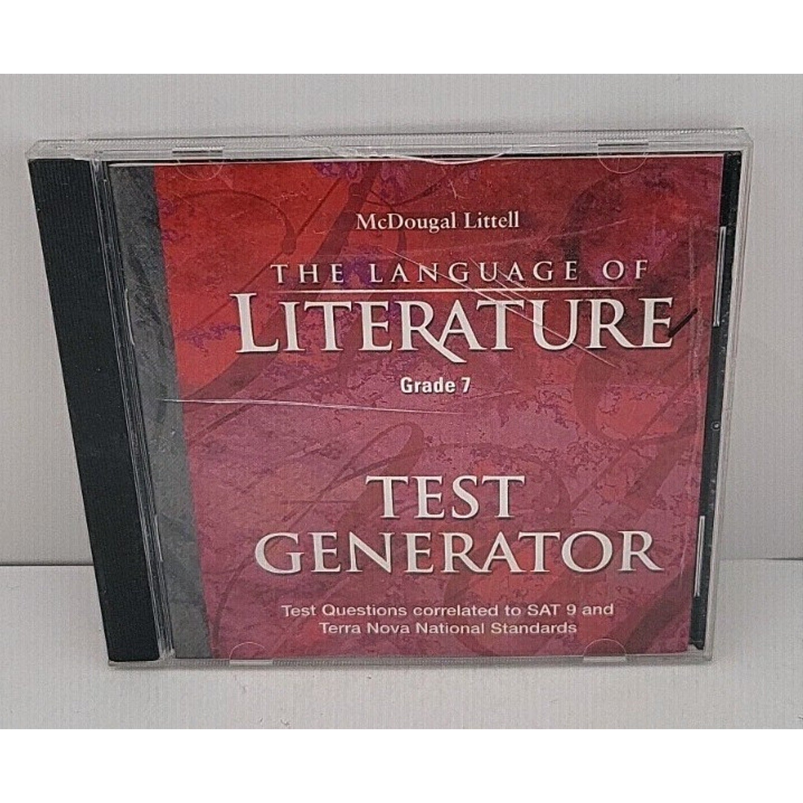 Language of Literature : Test Generator Grade 7 by McDougal Litte (2001, CD-ROM)