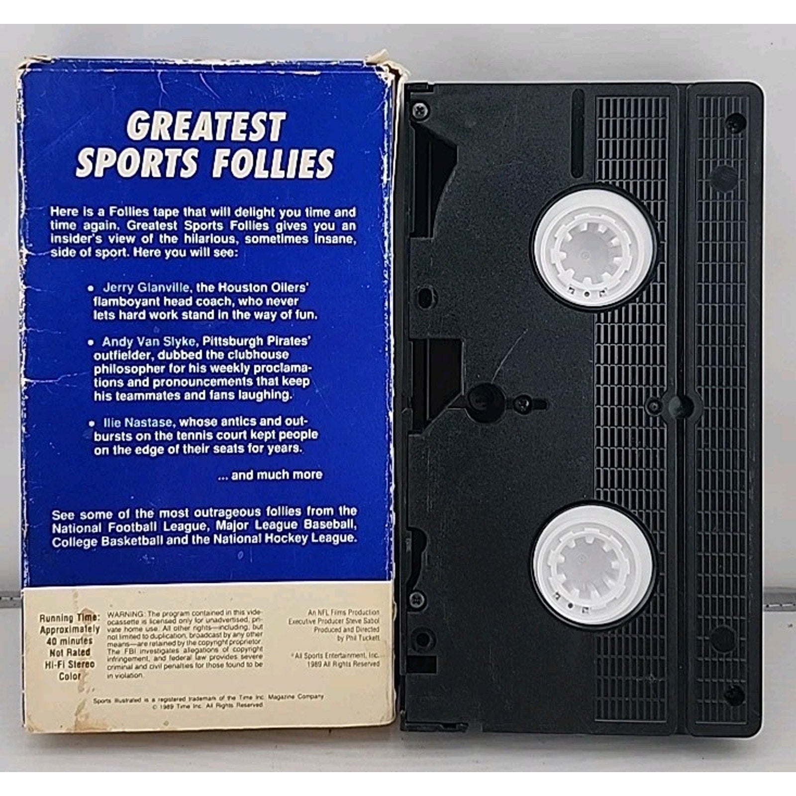Greatest Sports Follies VHS 1989 Sports Illustrated