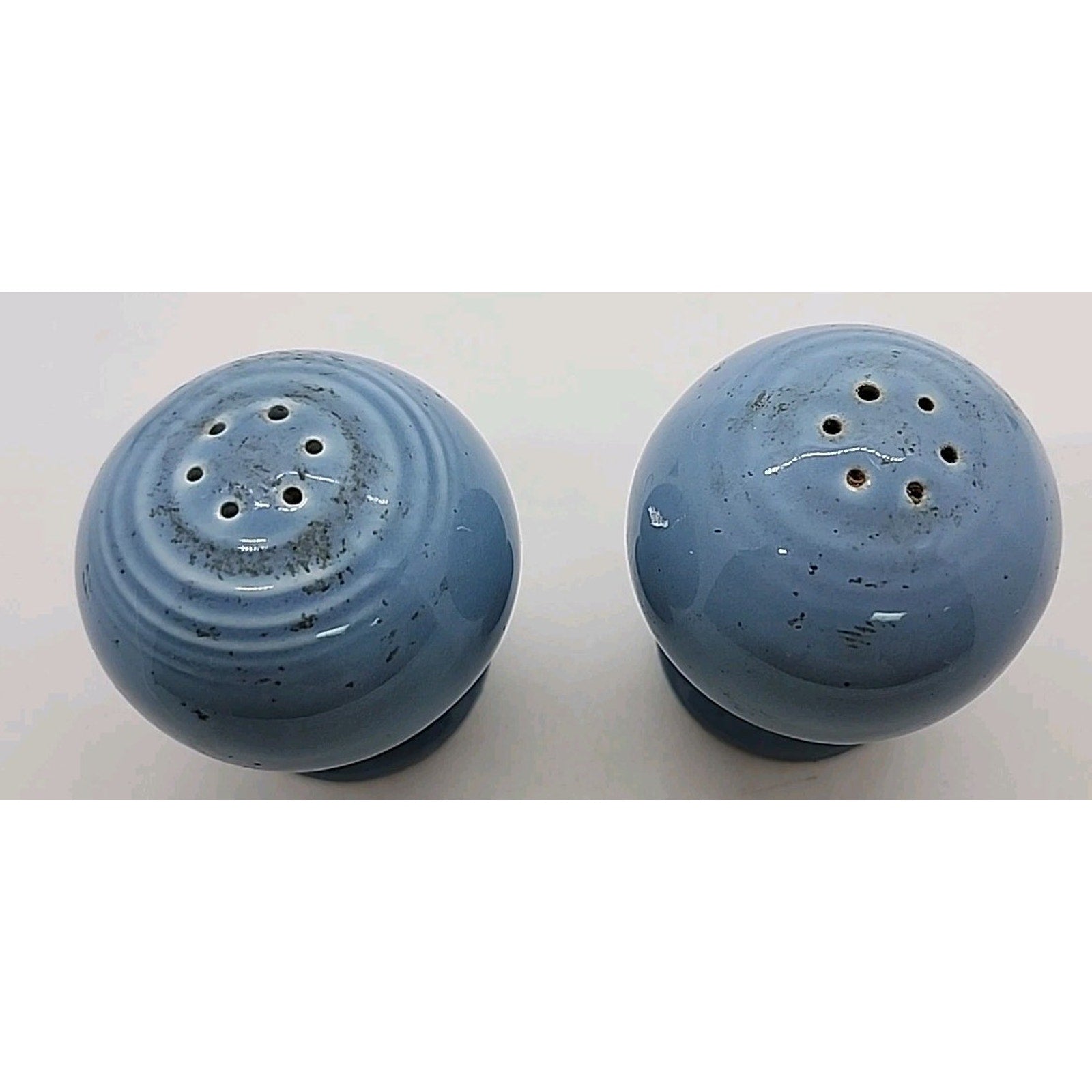 Fiesta Salt and Pepper Shakers in Periwinkle (Intro 1989)