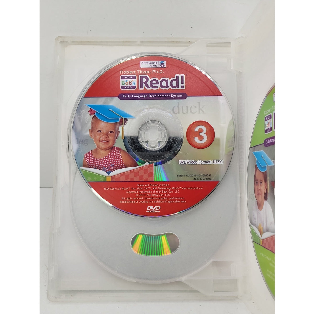 Your Baby Can Read DVD 4 Disc Robert Titzer Early Language Development System FS