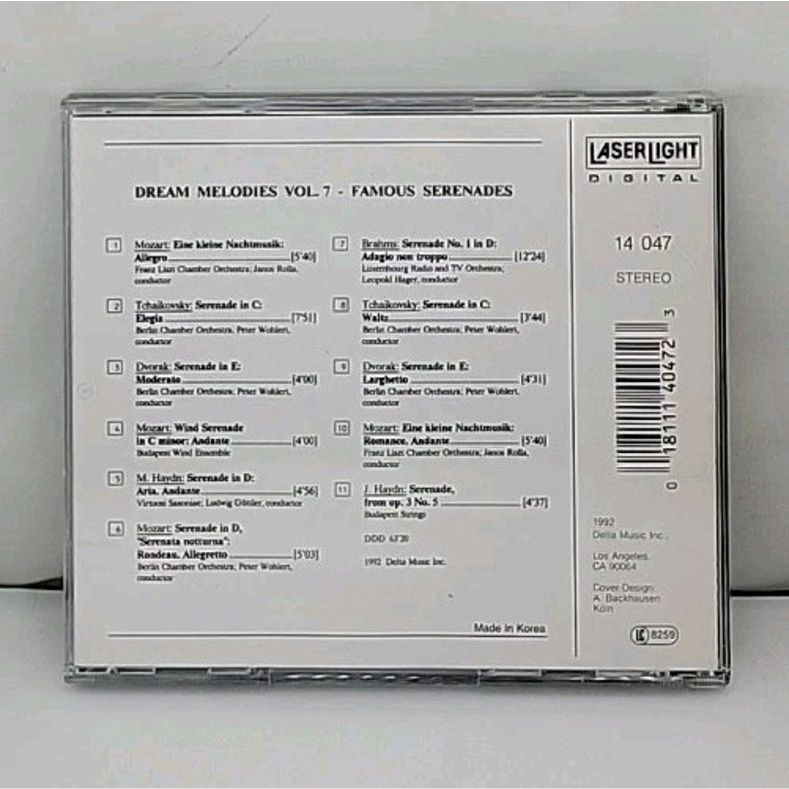 Dream Melodies Vol 6-10 5CD Set Most Beautiful Melodies Of Classical Music
