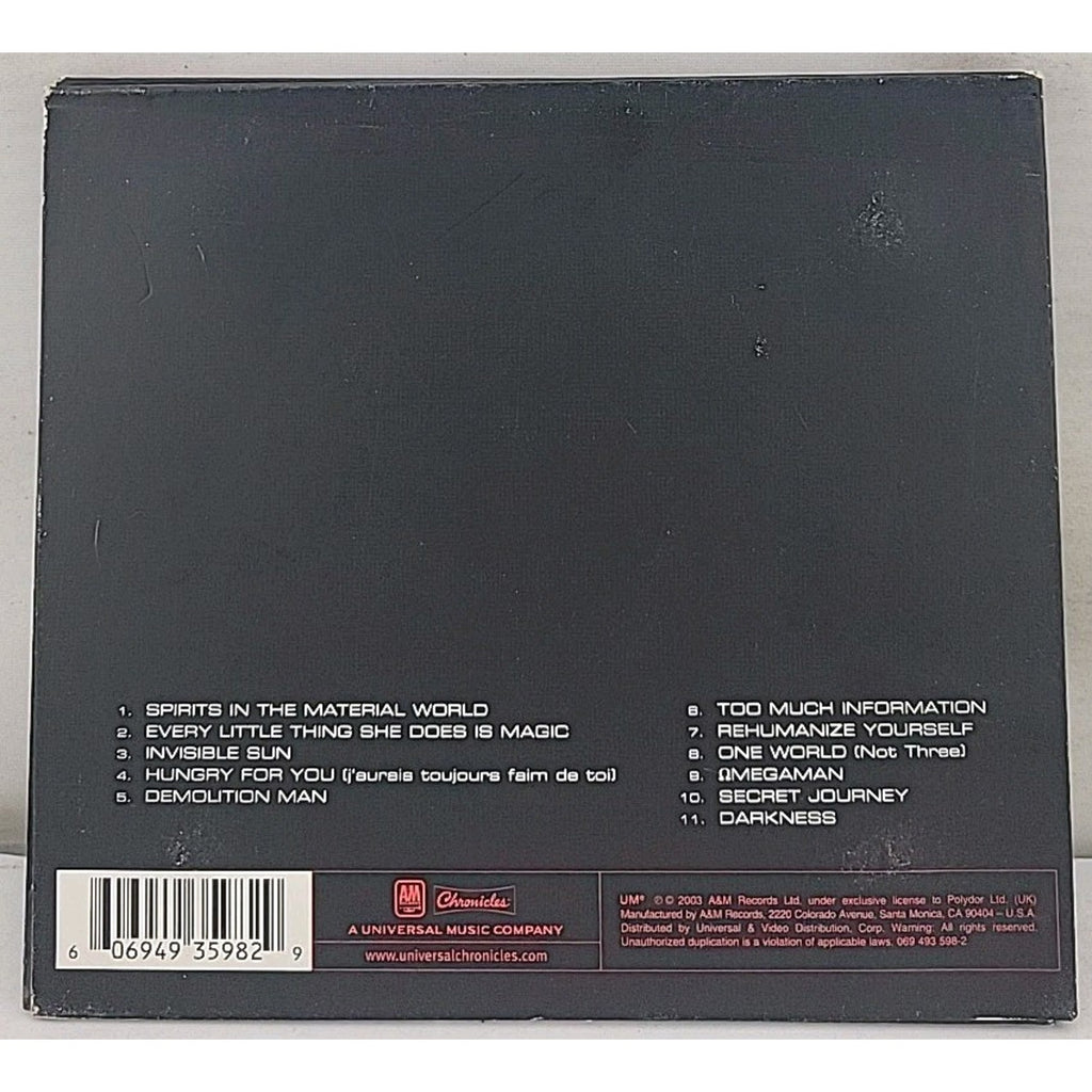 Ghost in the Machine by Police (CD, 2003)