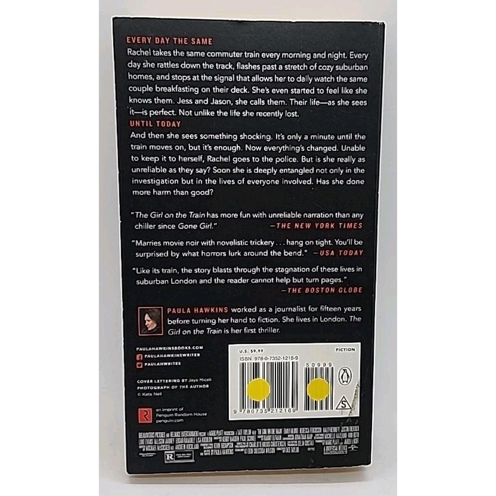 Girl on the Train by Paula Hawkins (2016, Us-Tall Rack Paperback)