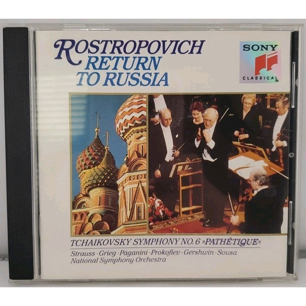 Rostropovich Return To Russia - Tchaikovsky Symphony No 6 CD