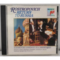 Rostropovich Return To Russia - Tchaikovsky Symphony No 6 CD