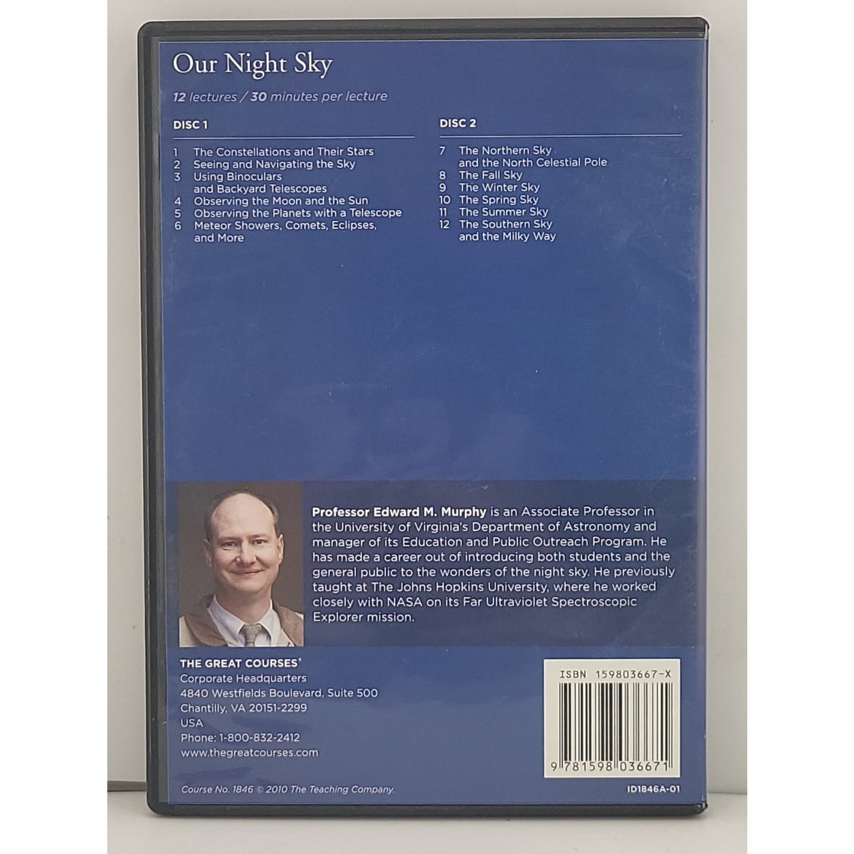 Our Night Sky by Edward M. Murphy (DVD)
