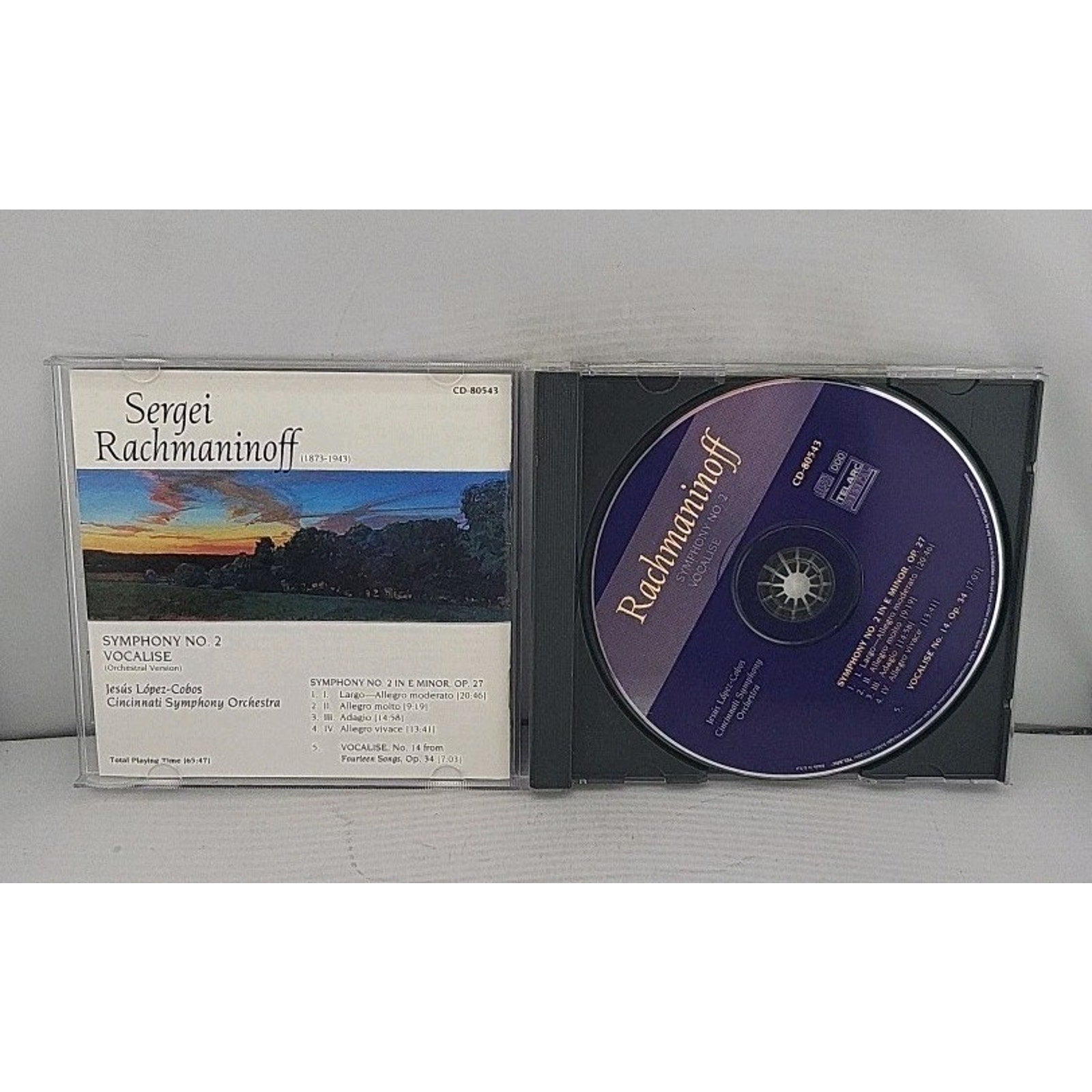Sym 2/Vocalise by Jesus L Pez-Cobos (CD, 2001)
