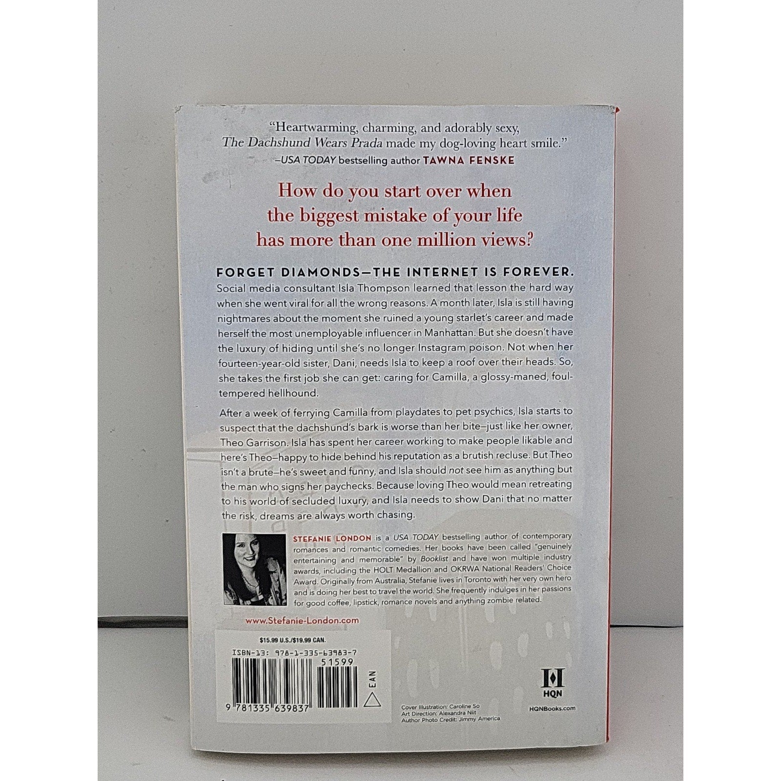 Dachshund Wears Prada : A Rom Com by Stefanie London (2022, Trade Paperback)