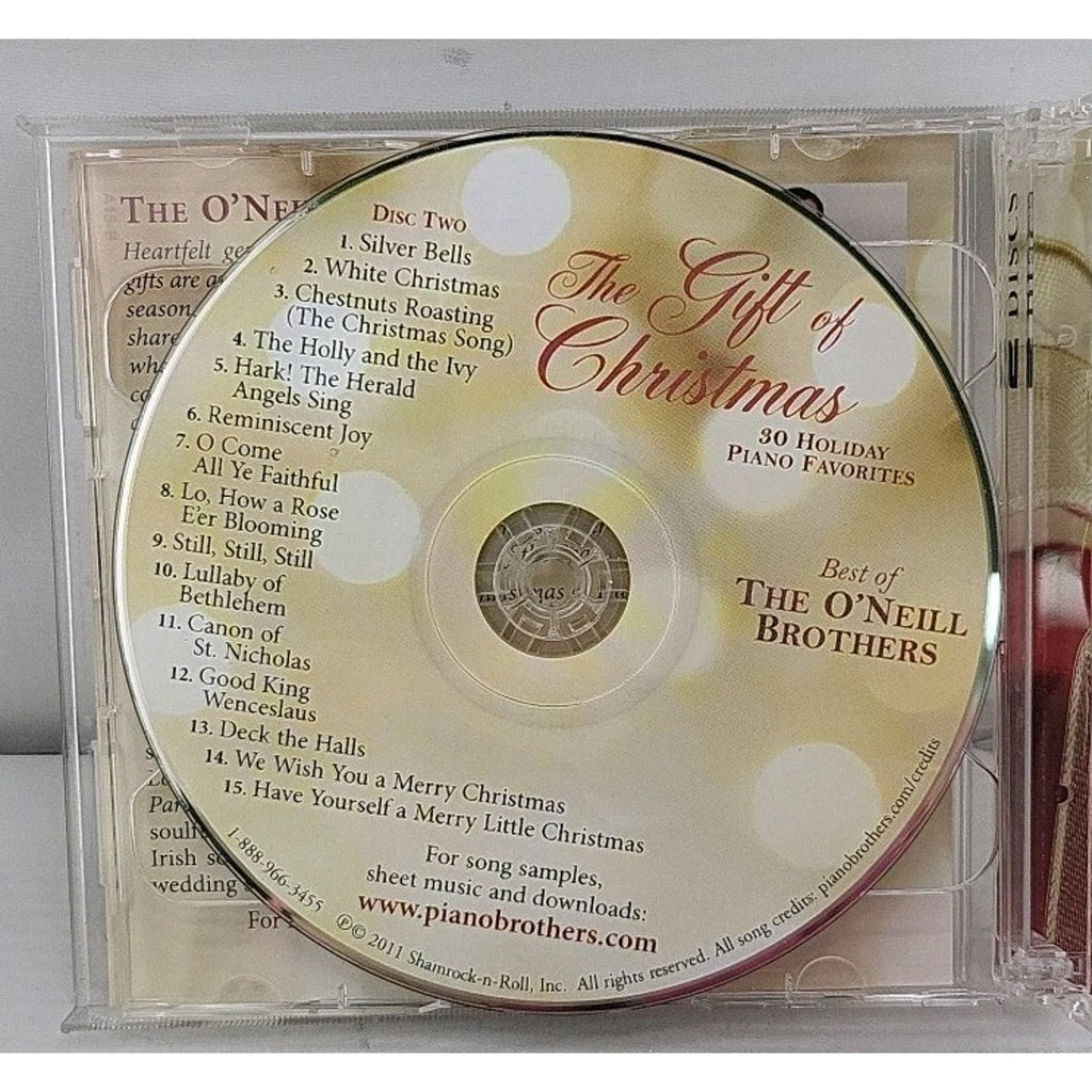 The Gift Of Christmas 30 Holiday Piano Favorites The ONeill Brothers 2 CD Set