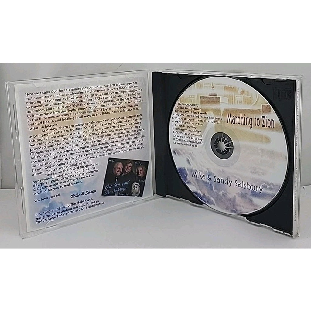 Marching To Zion By Mike & Sandy Salsbury CD