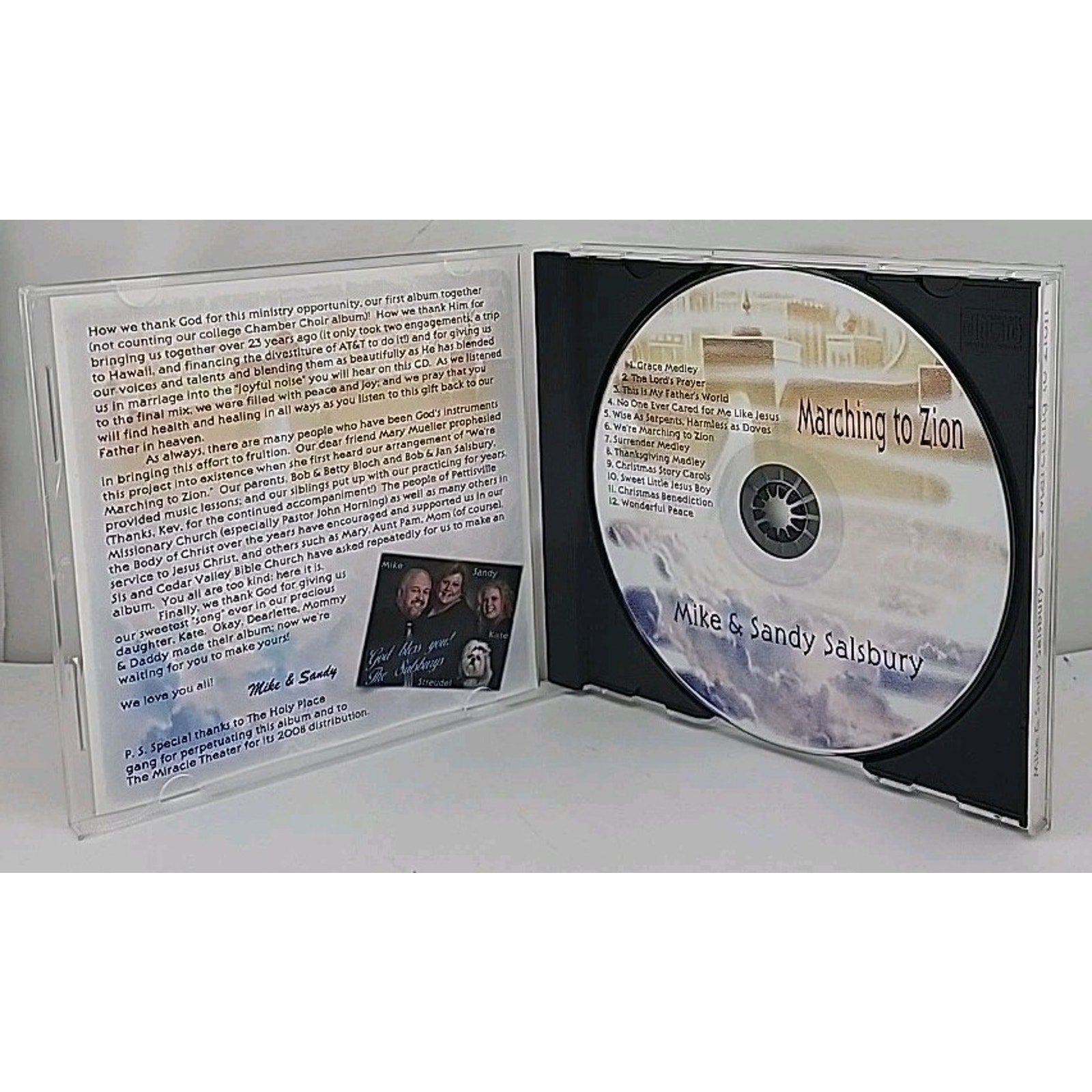 Marching To Zion By Mike & Sandy Salsbury CD