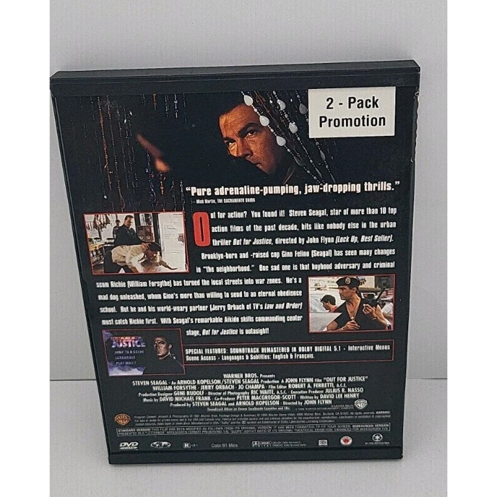 Out for Justice (DVD, 1999)